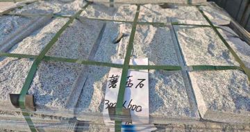 贺州芝麻白蘑菇石，自然面