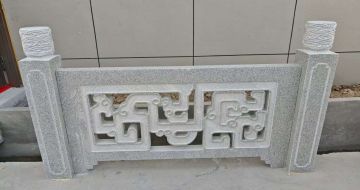 贺州芝麻白河道栏杆 桥栏杆