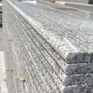 贺州芝麻白楼梯踏步 花岗岩楼梯板材
