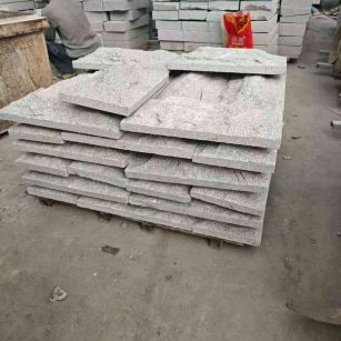 贺州芝麻白蘑菇石，自然面