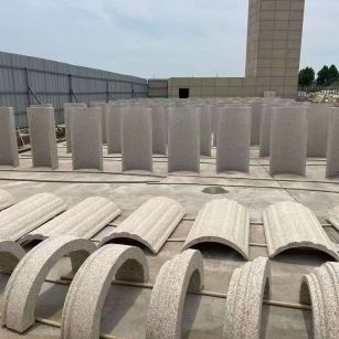 贺州黄金麻别墅柱皮 异形 线条定制