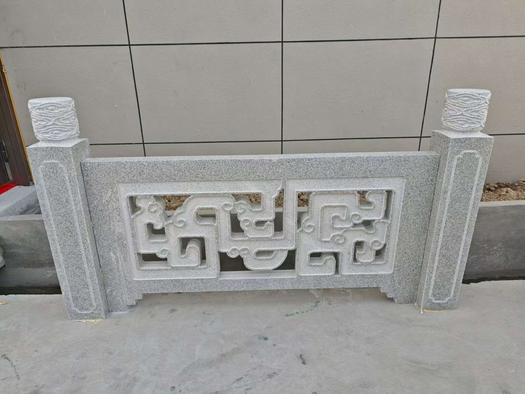 贺州芝麻白河道栏杆 桥栏杆