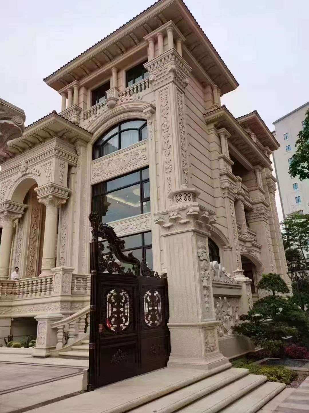 贺州黄金麻别墅外墙异形定制